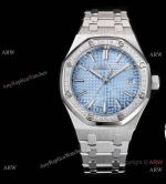 Swiss Luxury Audemars Piguet Royal Oak Women watch Glacier Blue Dial Diamond Bezel_th.jpg